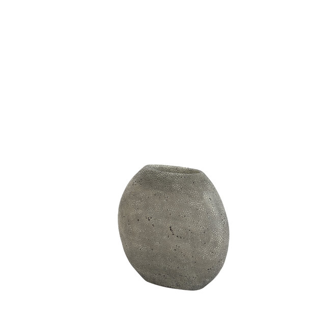 Light en Living Vaas deco RAYSKIN grijs - 40x14x36 cm