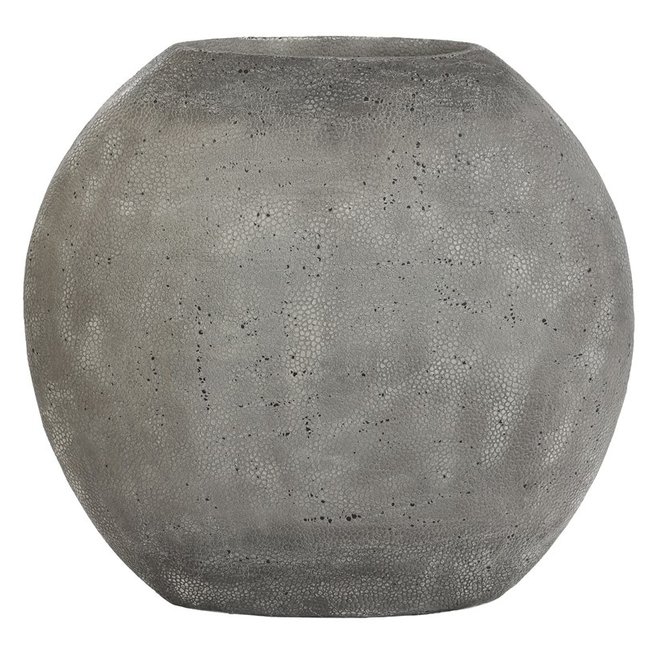 Light en Living Vaas deco RAYSKIN grijs - 40x14x36 cm