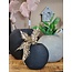 Light en Living Vaas deco RAYSKIN mat zwart - 49,5x20x45 cm