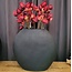 Light en Living Vaas deco RAYSKIN mat zwart - 49,5x20x45 cm