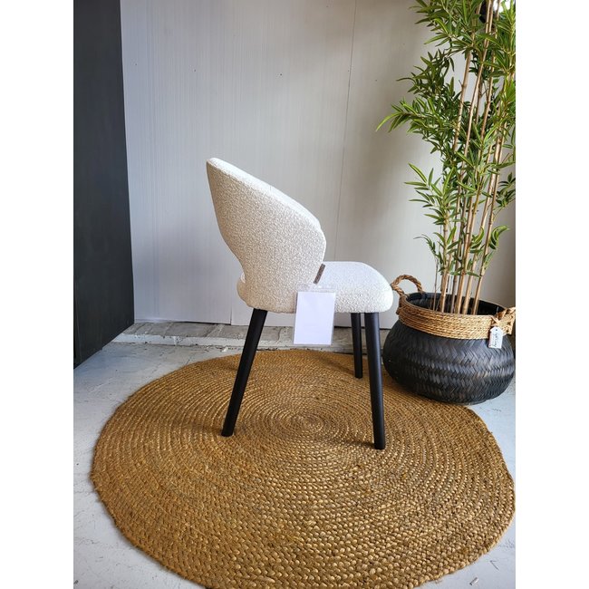 Richmond Interiors  Stoel Savoy white bouclé - Showroommodel