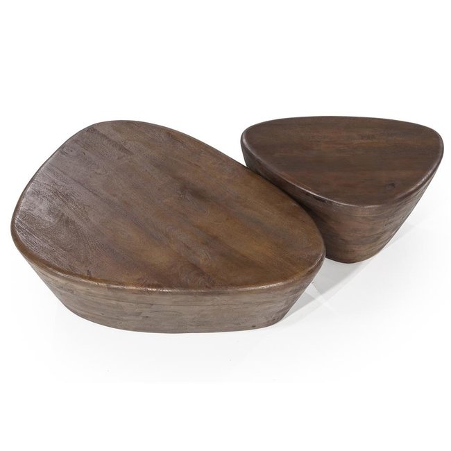 Eleonora Salontafel Mila 70x53x35 - bruin