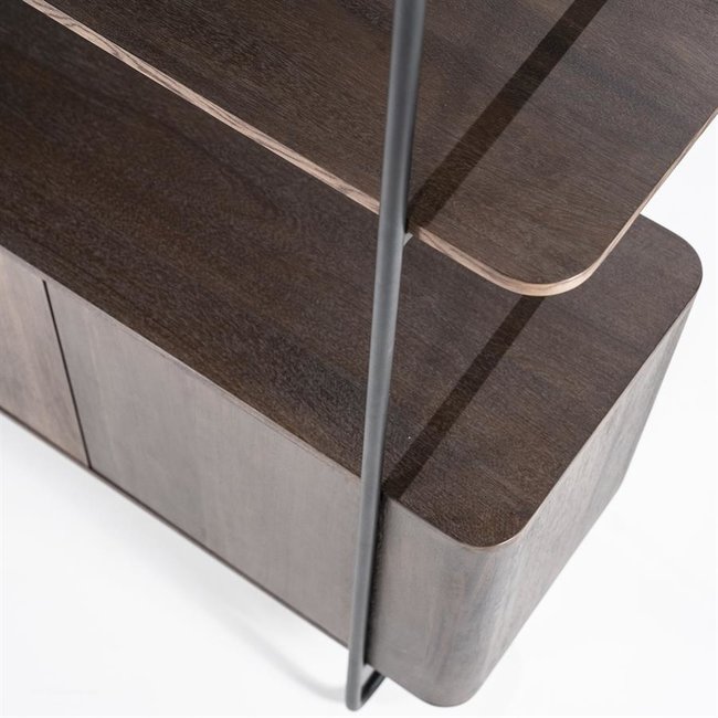 Eleonora Wandkast James 4drs. - bruin