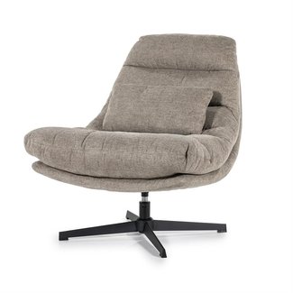 Eleonora Fauteuil Cooper met kussen - bruin Houston