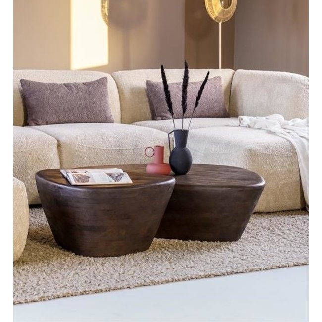 Eleonora Salontafel Mila 70x53x35 - zwart