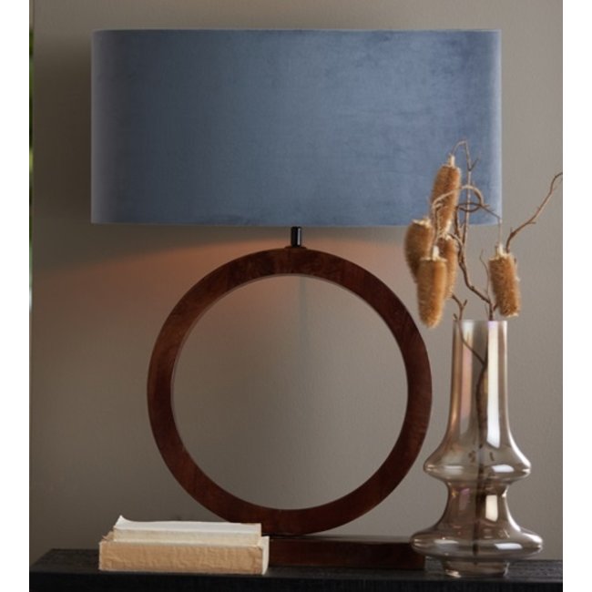 Light en Living Lampvoet 41x13x55 cm TINAR hout mat  zwart