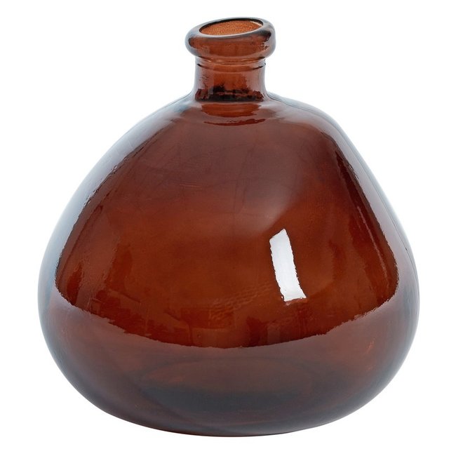 Light en Living Vaas Selores glas - Groen, bruin of bruin - zand