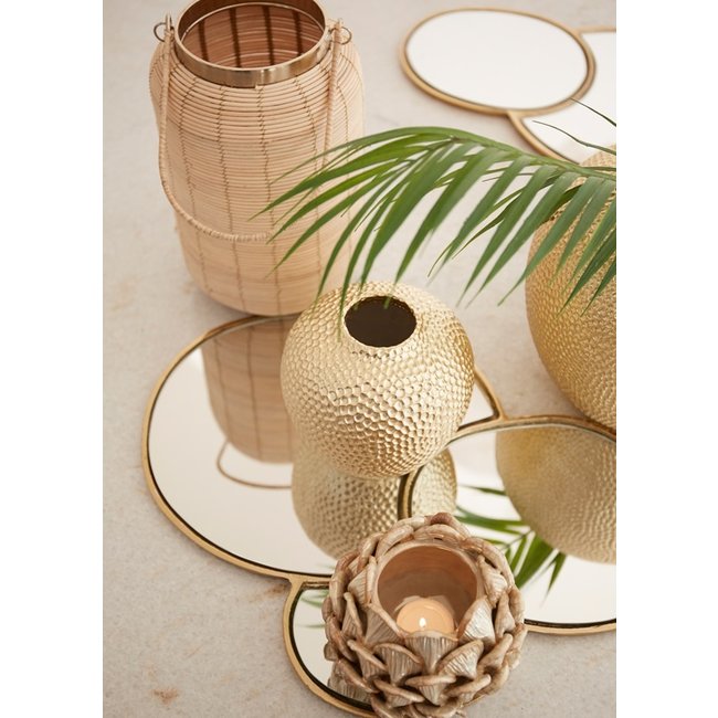 Light en Living Plateau DALENA glas goud - 2 maten