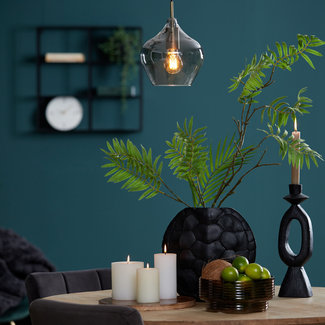 Light en Living Hanglamp RAKEL Antique brass klein