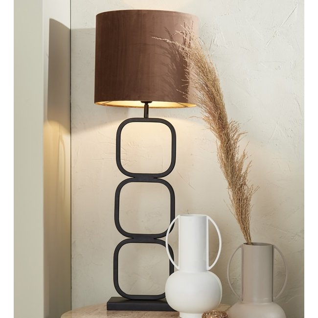 Light & Living Lampvoet 23x11,5x69 cm LUTIKA mat  zwart