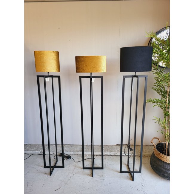 Light en Living Vloerlamp 30x30x140 cm MACE mat  zwart