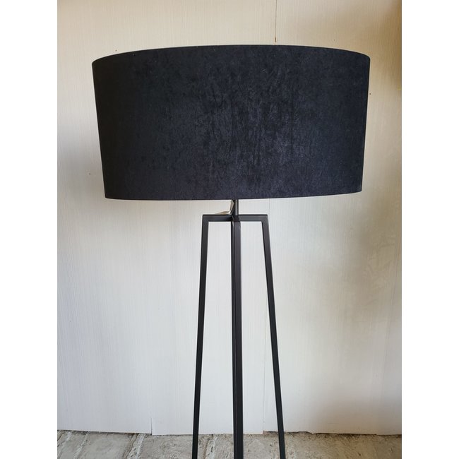 Light en Living Vloerlamp 25x25x130 cm MILEY mat zwart
