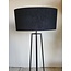 Light en Living Vloerlamp 25x25x130 cm MILEY mat zwart