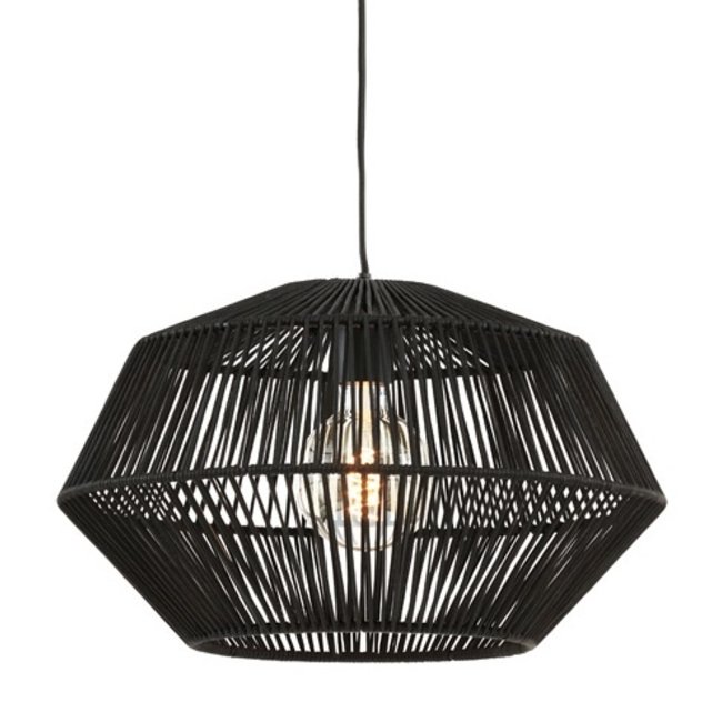 Light en Living Hanglamp Ø40x24 cm DEYA mat zwart