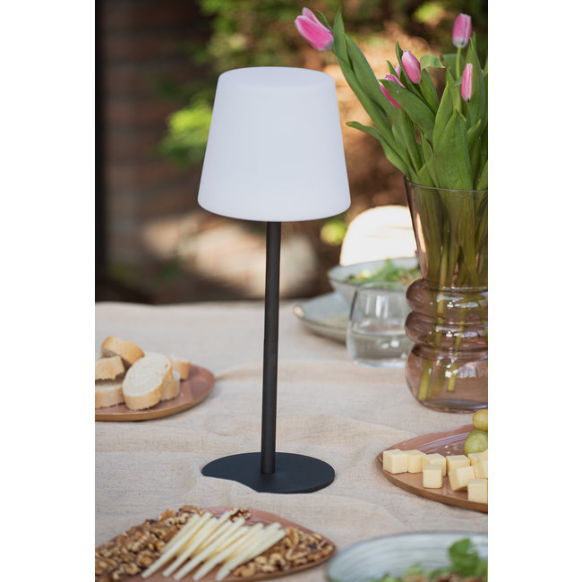 Leitmotiv Tafellamp voor binnen en buiten zwart