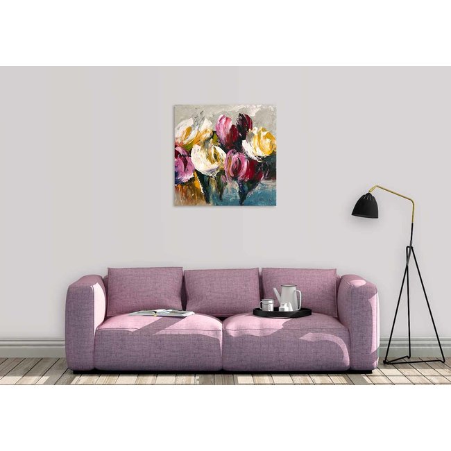 Wandkraft Flaming Blooms