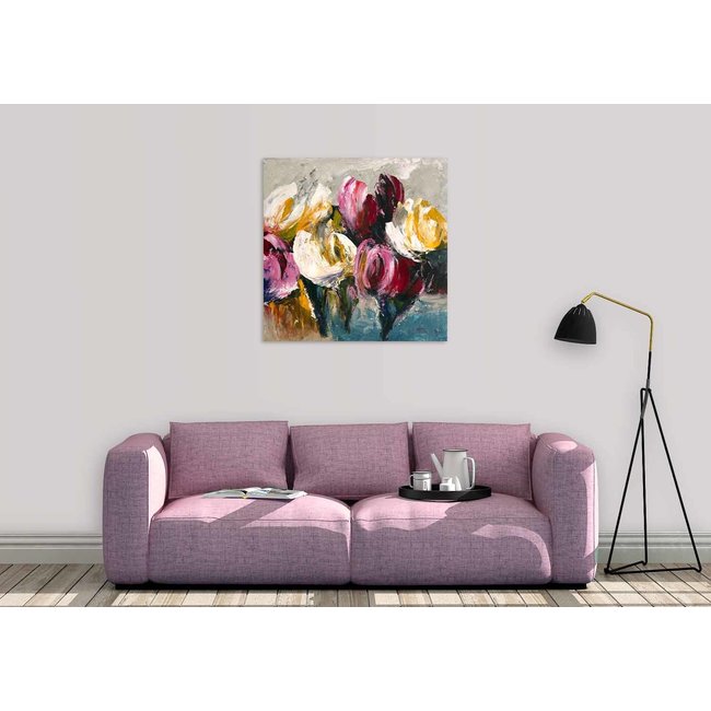 Wandkraft Flaming Blooms