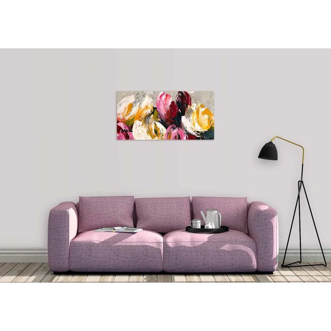 Wandkraft Flaming Blooms