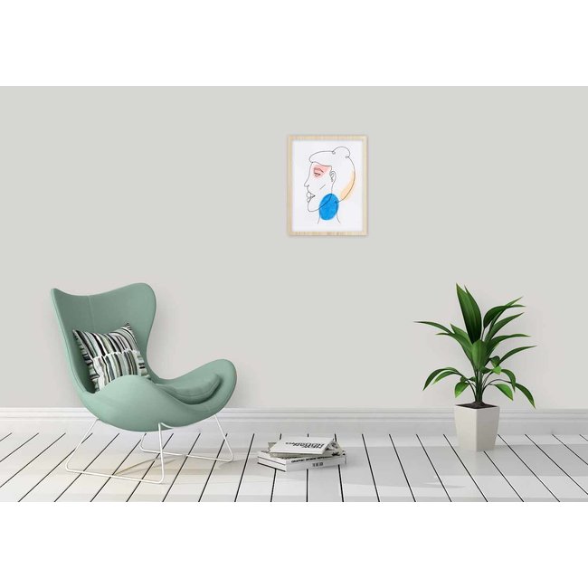 Wandkraft Funny Lady - 40 x 50 cm