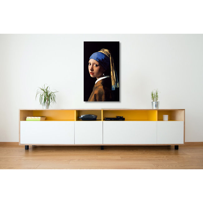 Wandkraft Girl with a Pearl Earring by Johannes Vermeer