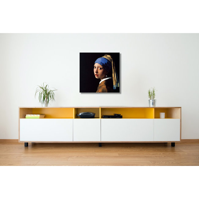 Wandkraft Girl with a Pearl Earring by Johannes Vermeer