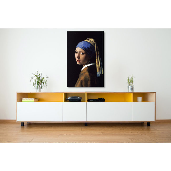 Wandkraft Girl with a Pearl Earring by Johannes Vermeer
