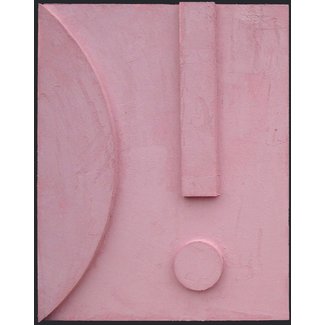 Wandkraft Optimism I in Pink Beton Ciree 80 x 100 cm