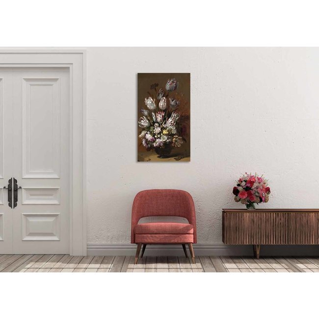 Wandkraft Still life with flowers by Hans Bollongier