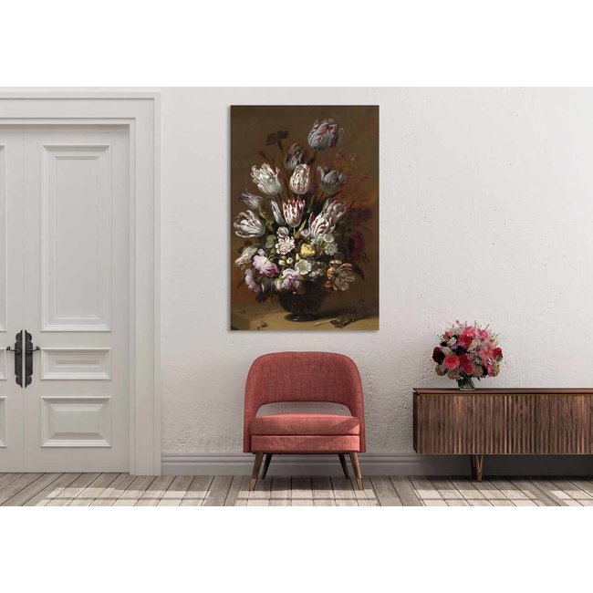 Wandkraft Still life with flowers by Hans Bollongier