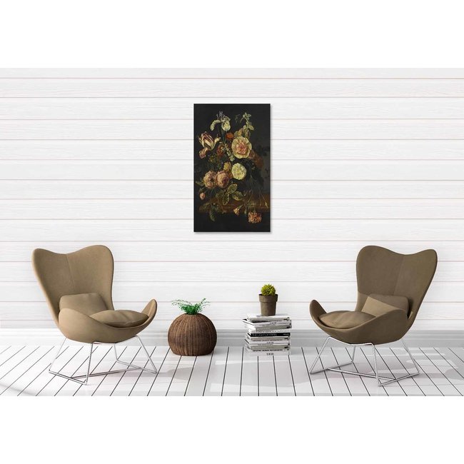 Wandkraft Still Life with Flowers by Jacob van Walscapelle