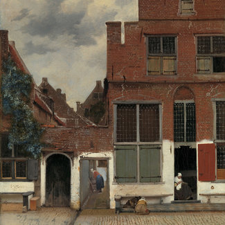 Wandkraft The Alley by Johannes Vermeer