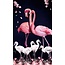 Wandkraft The Flamingo Family