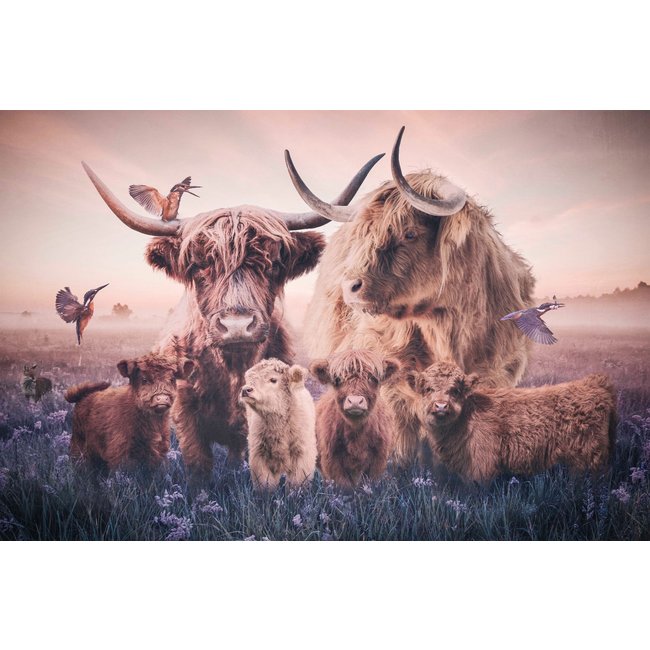 Wandkraft The Highlander Family