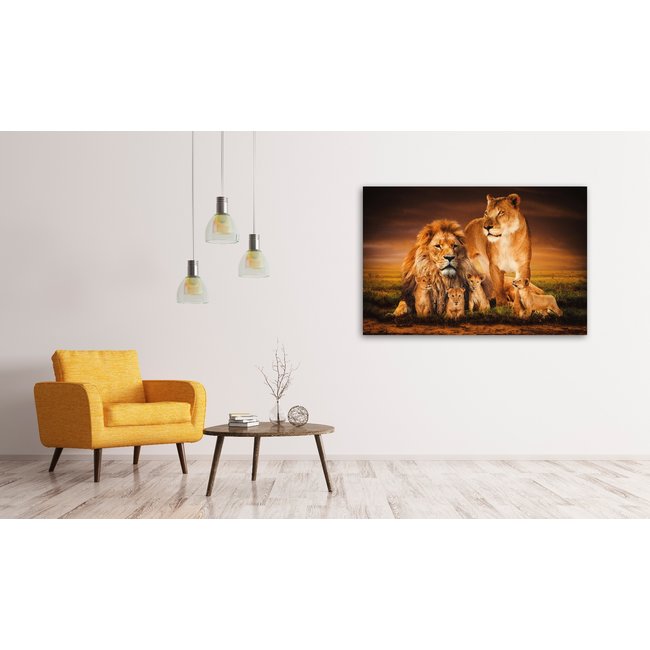 Wandkraft The Lion Family