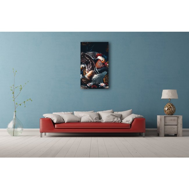 Wandkraft The Mandarin Ducks