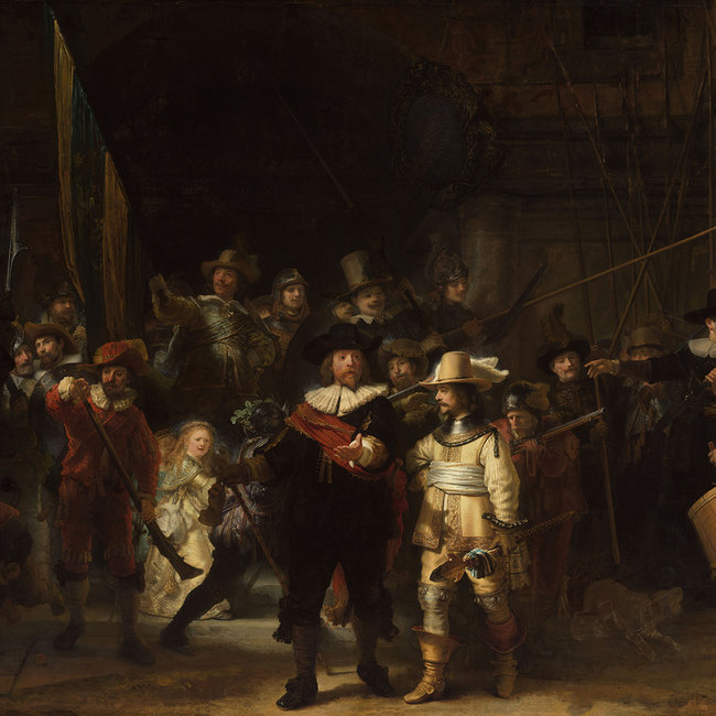 Wandkraft The Night Watch by Rembrandt van Rijn