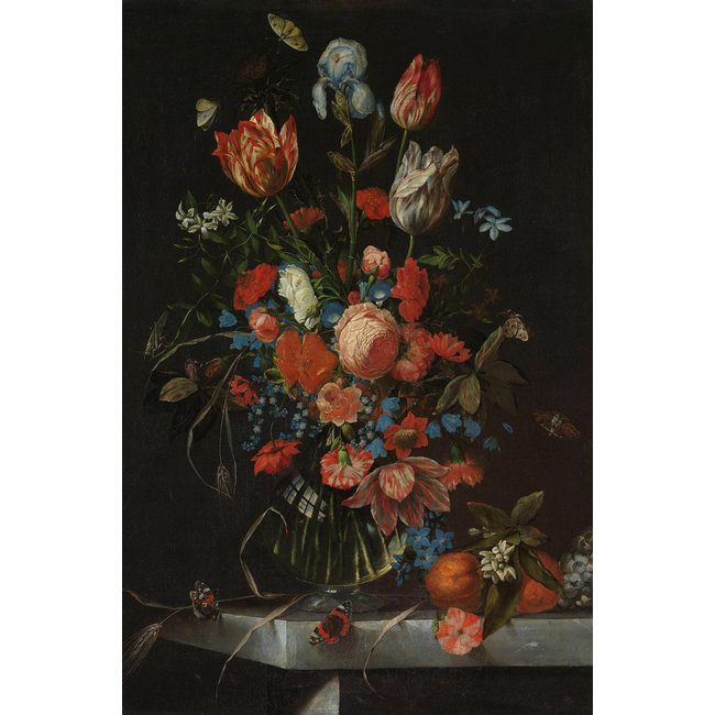 Wandkraft Vase with Flowers by Jan Davidsz. de Heem