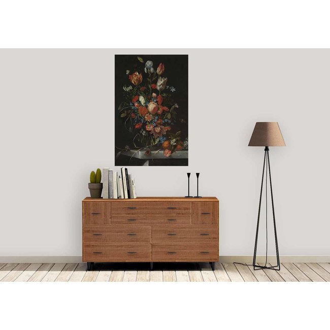 Wandkraft Vase with Flowers by Jan Davidsz. de Heem