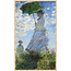 Wandkraft Woman with a Parasol – Madame Monet and Her Son door Claude Monet