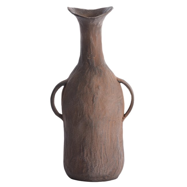 Light en Living Vaas deco 16x10x32 cm ANCONI donker bruin