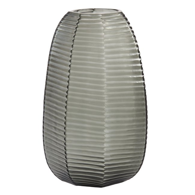 Light en Living Vaas Ø23x37,5 cm MAEVA smoke glas grijs