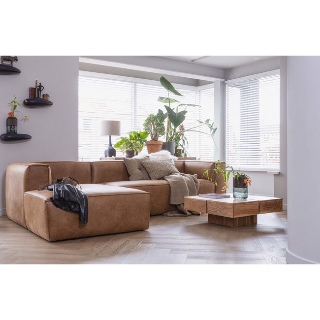 Woood Foss Tafellampvoet Aluminium Antique Zwart/bruin