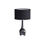 Woood Foss Tafellampvoet Aluminium Antique Zwart/bruin