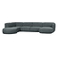 Woood Polly Bank U-vorm Links Blauw/groen