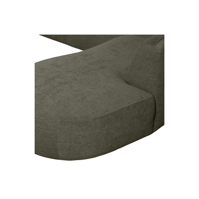 Woood Polly Bank U-vorm Rechts Warm Groen