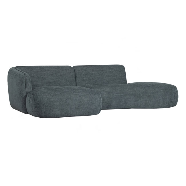 Woood Polly Chaise Longue Links Blauw/groen