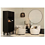 Woood Serra Draaifauteuil Geweven Stof Off White
