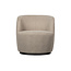 WOOOD Exclusive Serra Draaifauteuil Geweven Stof Zand