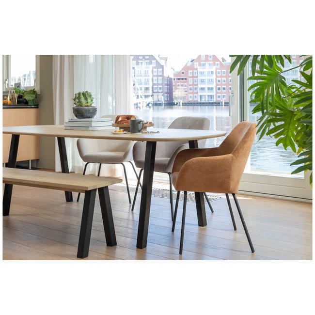 Woood Tablo Eetkamerbankje Eiken Met Utrecht Poot [fsc]