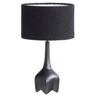 Woood Foss Tafellampvoet Aluminium Antique Zwart/bruin